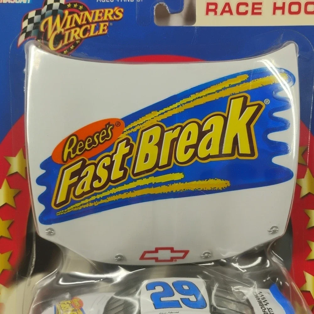 #29 KEVIN HARVICK REESE'S FAST BREAK CHEVY MONTE CARLO  Race Hood  1:43 SCALE